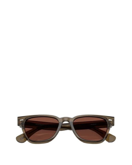 Oliver Peoples Brown Square-Frame Sunglasses