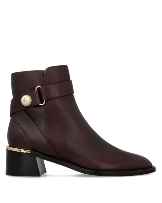 Bottines Noor 45 Mm Jimmy Choo en coloris Brown