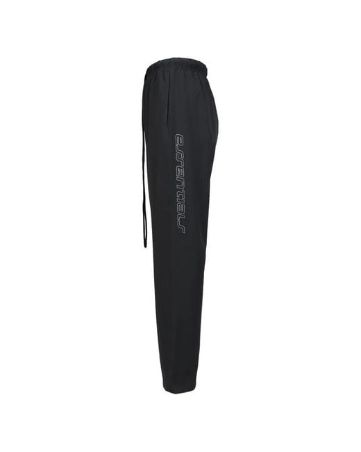 Essentials Black Logo-Print Track Pants for men