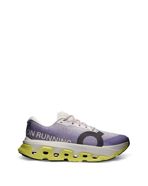 On Shoes White Cloudmster 3 Hyper Ace Sneakers for men