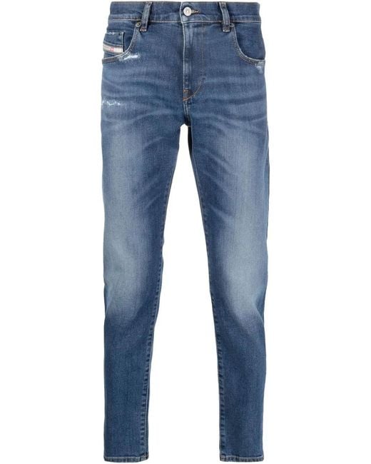DIESEL Blue D-Strukt Slim-Cut Jeans for men