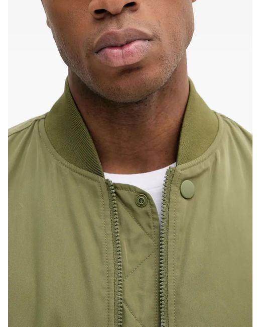 Benetton Green Sleeve-Pocket Jacket for men