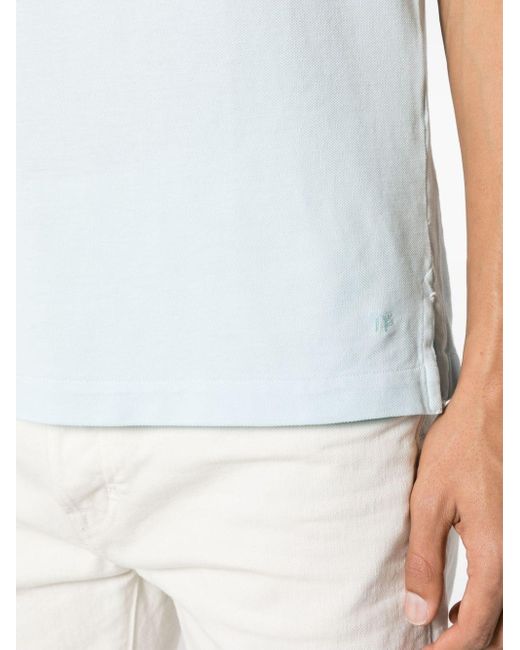 Tom Ford White Braided-trim Cotton Polo Shirt for men