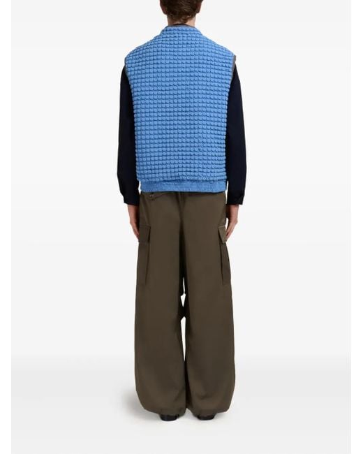 Gilet À Fermeture Zippée Marni pour homme en coloris Blue