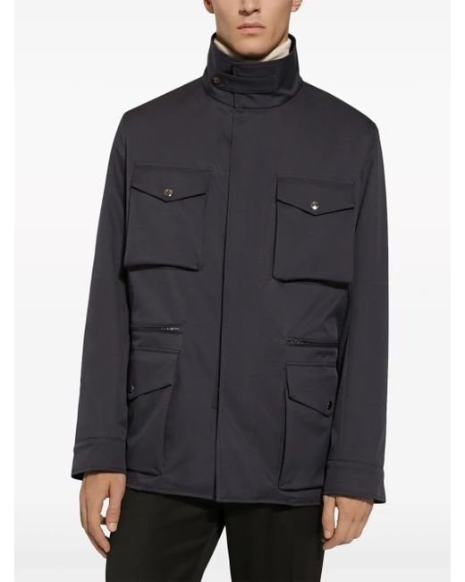 Dolce & Gabbana Black Multi-Pocket Safari Jacket for men