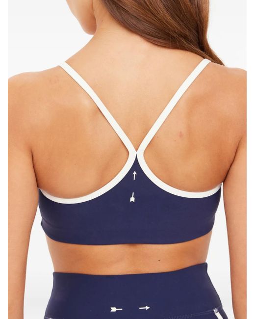 The Upside Blue Samara Bowie Sports Bra
