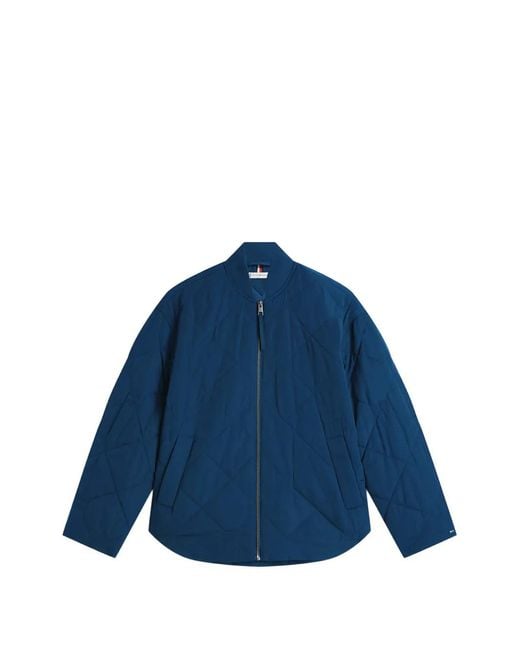 Tommy Hilfiger Blue Quilted Jacket
