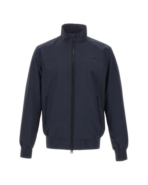Save The Duck Blue Finlay Zip-Up Jacket for men