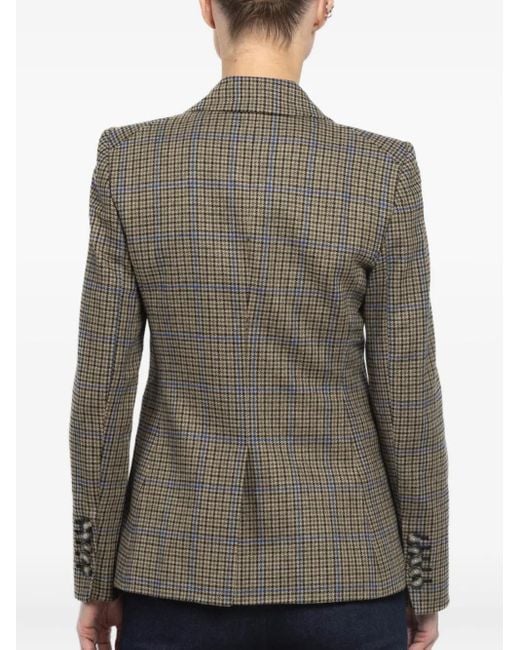 Veronica Beard Gray Doppelreihiger Miller Dickey Blazer