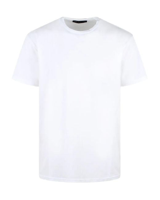 Low Brand White Jersey T-Shirt for men