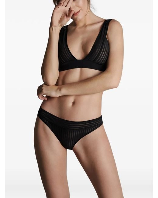 Maison Close Black Cut Out Briefs