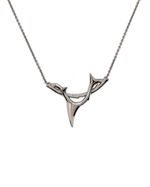 Shaun Leane Metallic Rose Thorn Branch Pendant Neckace