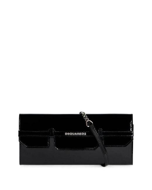 DSquared² Black Chic Night Clutch