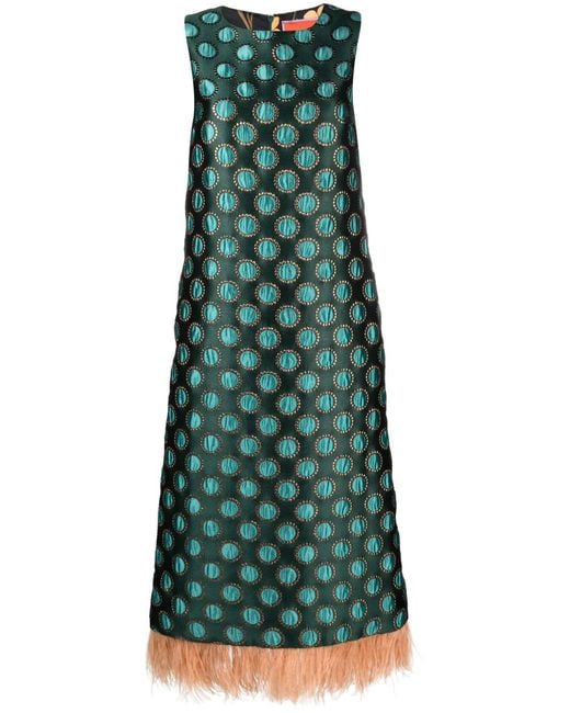 LaDoubleJ Green Column Dress