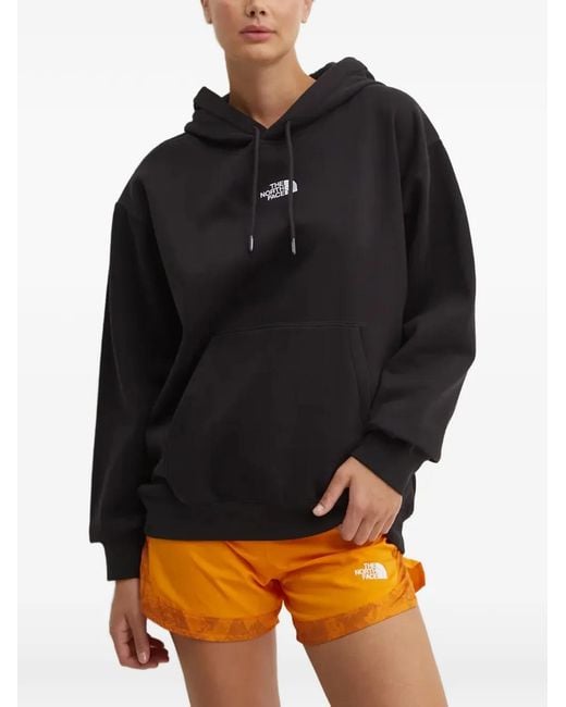 The North Face Black Logo-Detail Hoodie