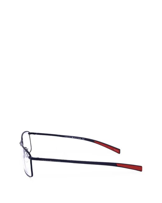 Tommy Hilfiger White Rectangle-Frame Glasses for men