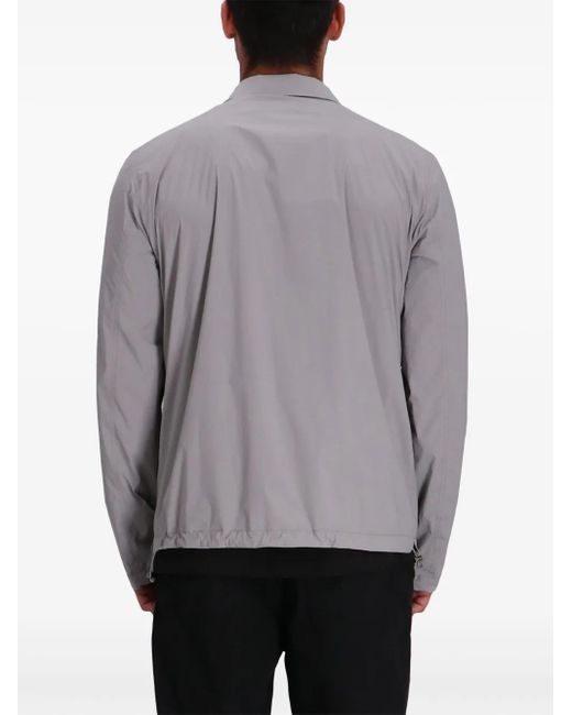 Herno Gray Reversible Shirt Jacket for men