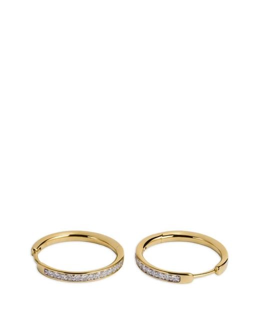 Monica Vinader Metallic Essential Diamond Earrings