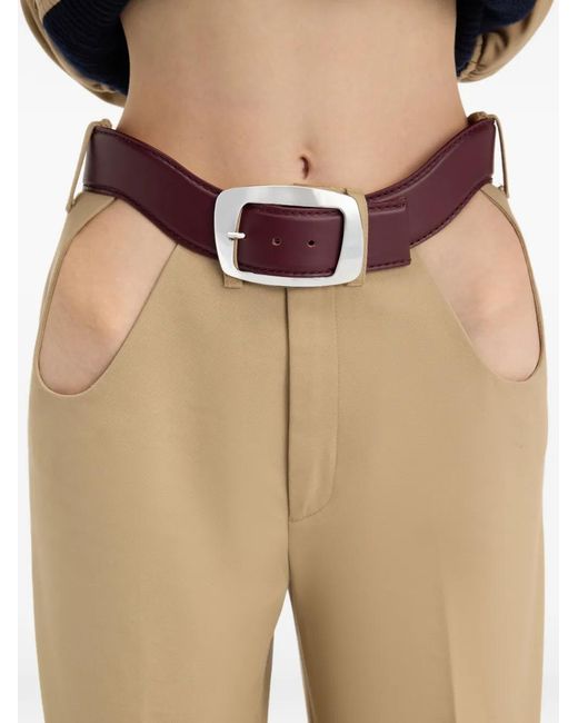 Jean Paul Gaultier White Open Front Curves Trousers