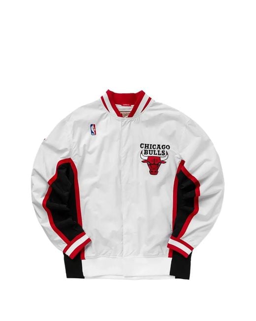 Mitchell & Ness White X Nba 1996 Chicago Bulls Jacket for men