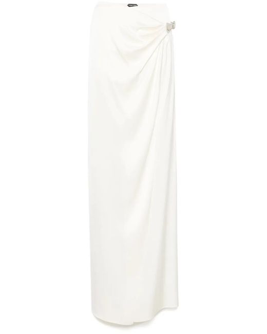 Falda larga Tom Ford de color White