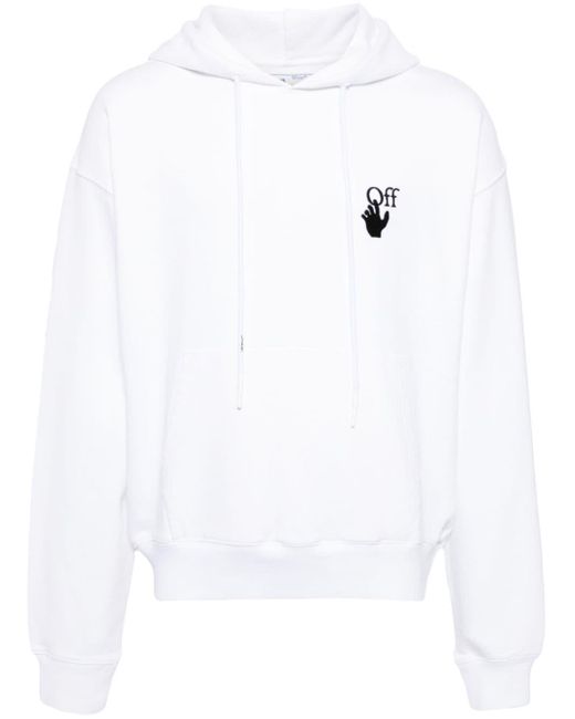 Off-White c/o Virgil Abloh White Graphic-print Cotton Hoodie for men