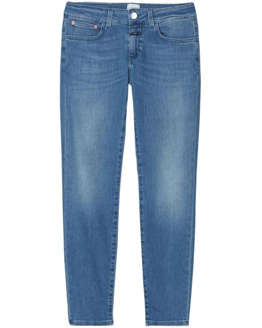 Closed Blue Baker Low-rise Cropped Jeans