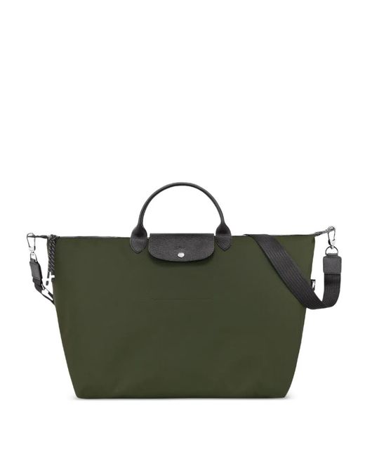 Longchamp Green Large Le Pliage Energy Holdall Bag