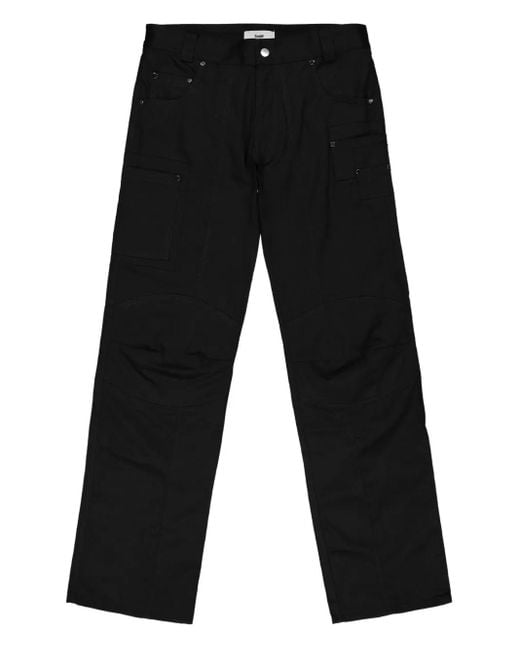 Pantalones Cargo Con Parche En La Rodilla GmbH de color Black