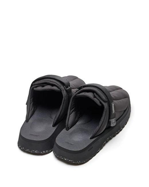 Suicoke Black Zavo-Shellab Slippers