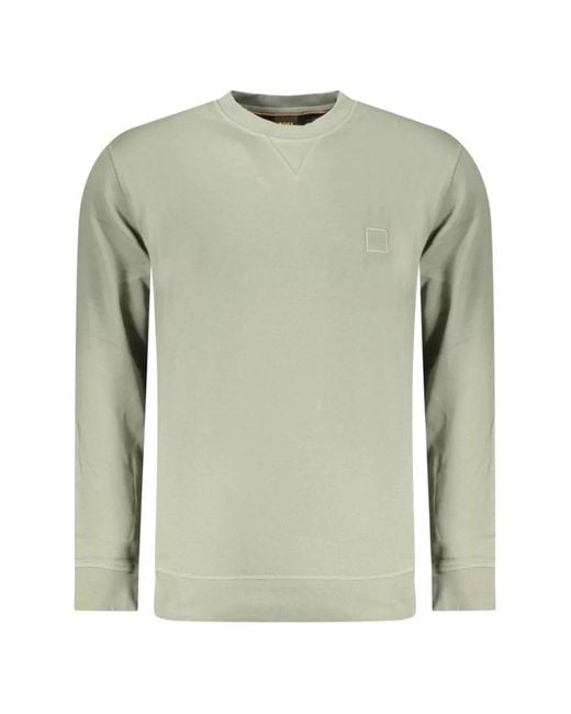 Boss Green Pull Westart À Patch Logo Et Couture En V for men