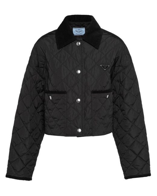Prada Black Quilted Re-nylon Jacket