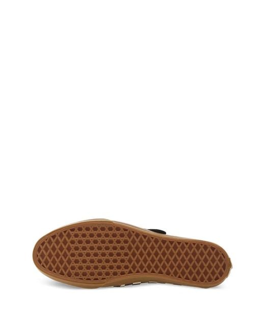 Vans White Checkerboard Buckle-Fastening Sneakers