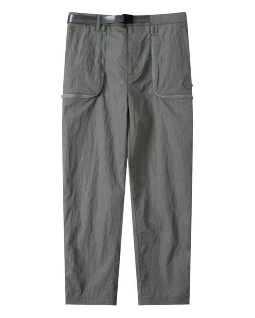 Spoonyard Gray Pantalon À Poches Zippées