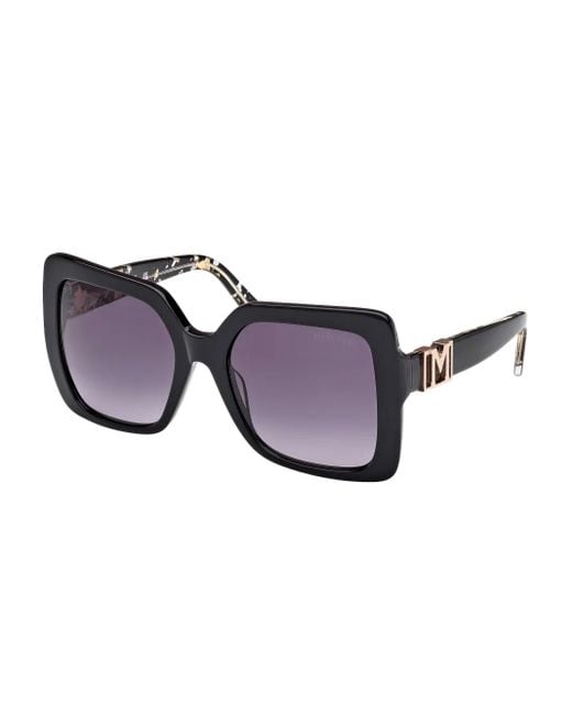GUESS EYEWEAR Zonnebril Met Oversized Montuur in het Black