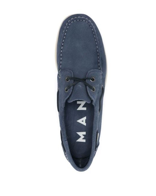 Zapatos náuticos Hamptons Manebí de hombre de color Blue