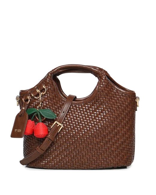 V73 Brown Zelda Tote Bag