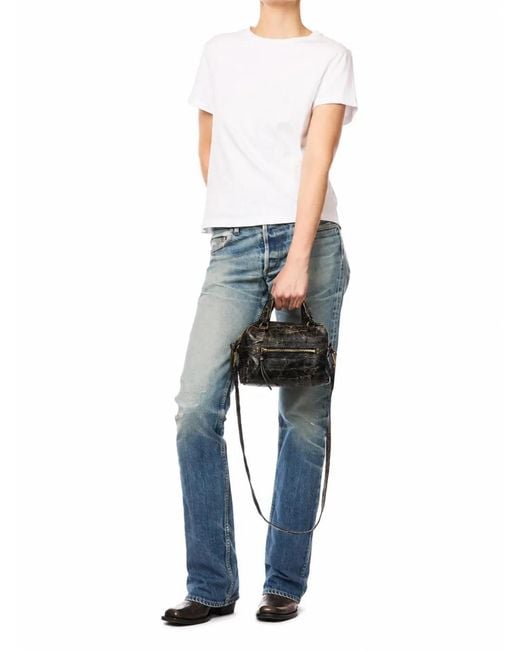 Jérôme Dreyfuss Black Lucky Bowling Mini Tote Bag