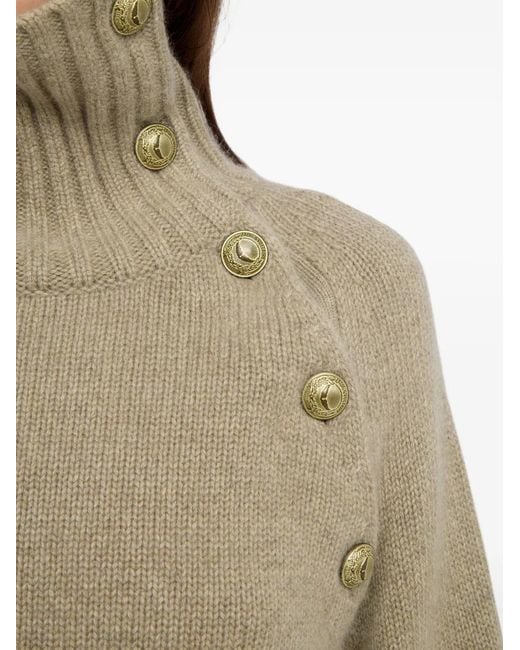Zadig & Voltaire Natural Mora Side Button Sweater