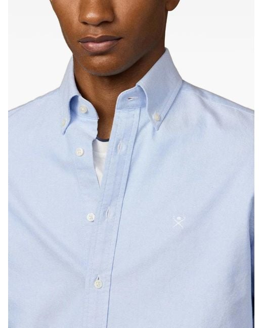 Hackett Blue Heritage Oxford Shirt for men