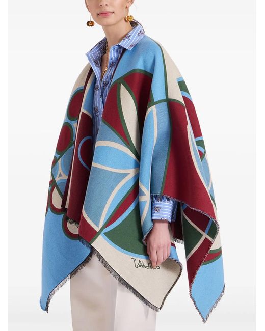 LaDoubleJ Red Placée Poncho