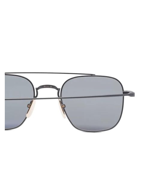 Thom Browne Gray Pilot-Frame Sunglasses