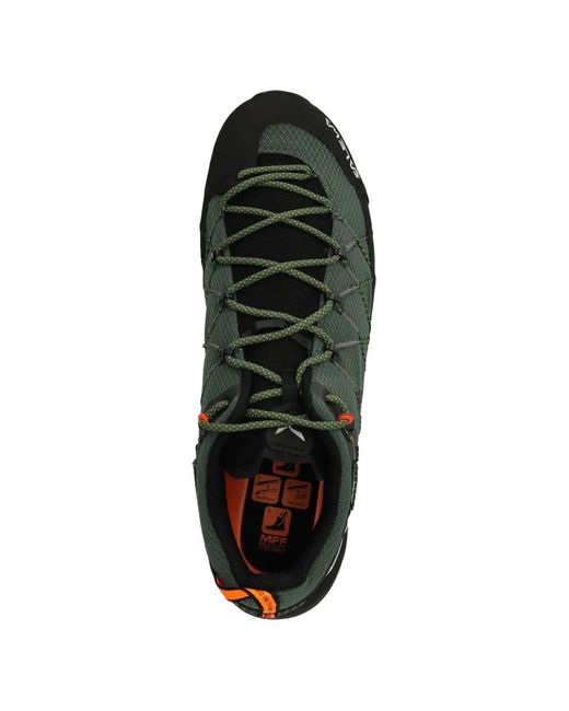 Salewa Black Criss-Cross Lace-Up Performance Footwear for men