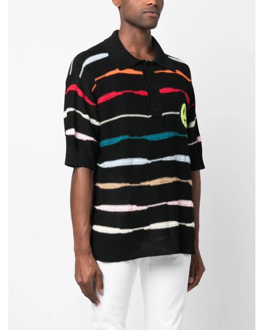 Barrow Black Knitted Polo Shirt