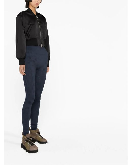 ROTATE BIRGER CHRISTENSEN Blue High-Waisted Leggings