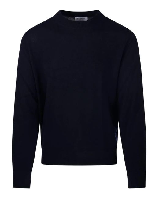 Diana Studio Blue Crew-Neck Sweater for men