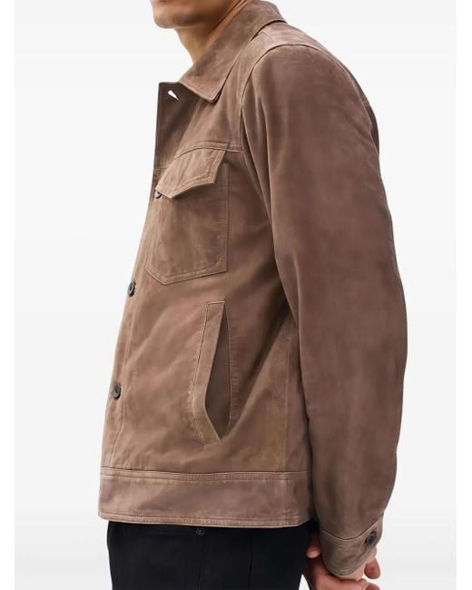 Rag & Bone Brown Suede Jacket for men