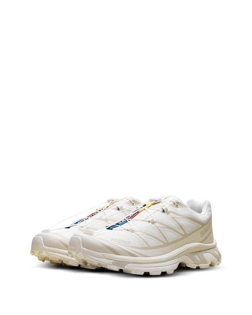 Salomon White Xt-6 Sneakers for men