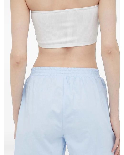 Résumé Blue Logo-Patch Elasticated Shorts