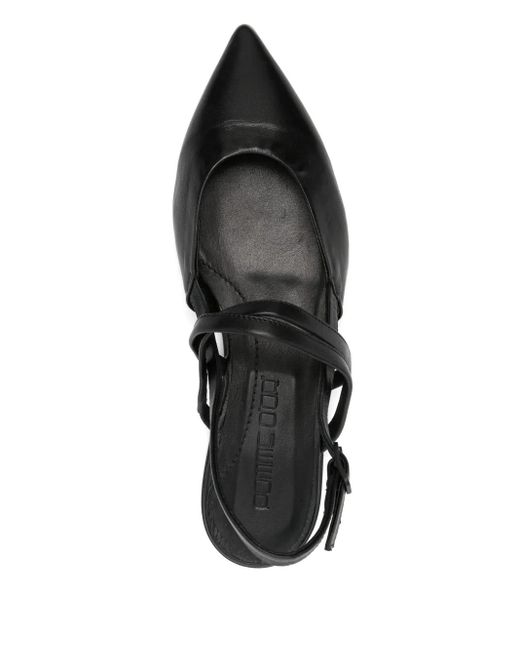 Pomme D ́Or Leren Ballerina's in het Black